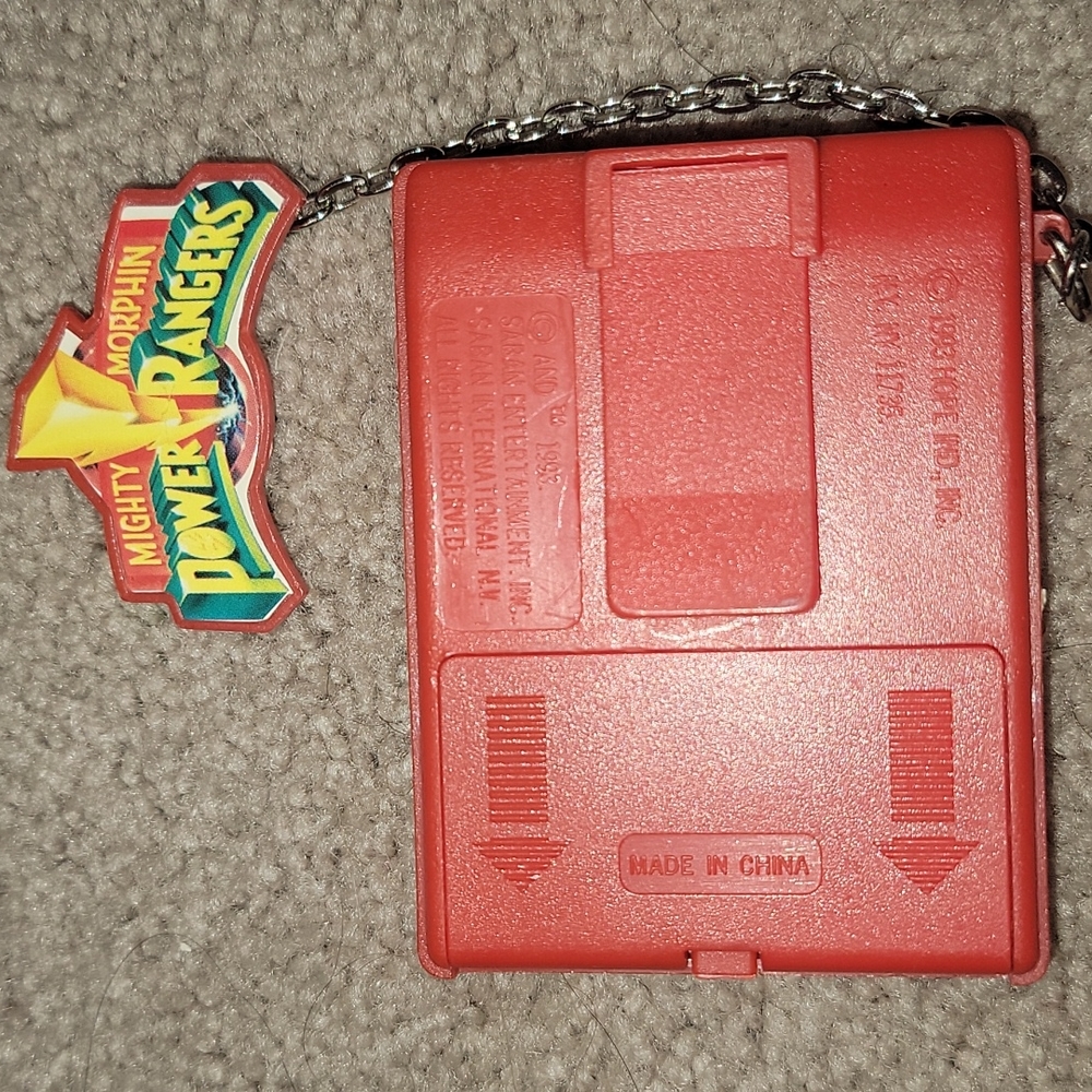 Power Rangers Red Ranger Beeper Pager Tedted Working 1993 BANDI - Picture 4 of 6